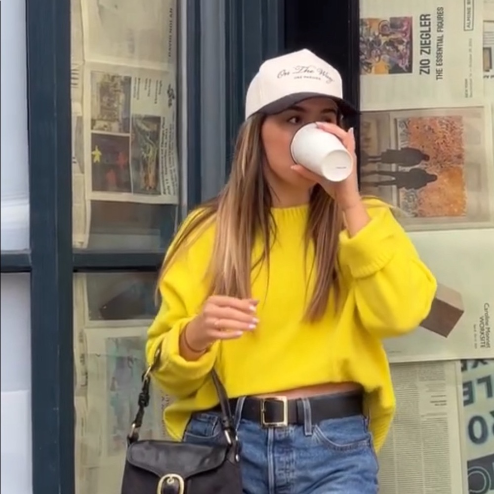 Yellow sweater